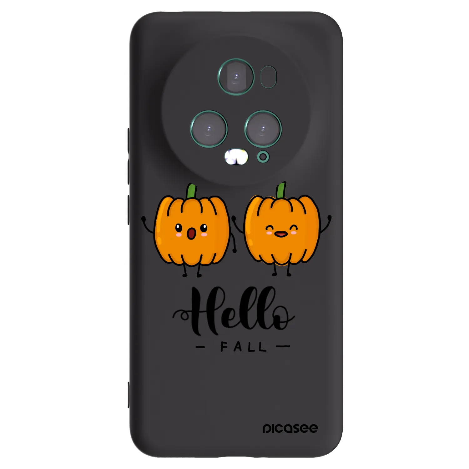 Picasee Honor Magic5 Pro Hülle - Schwarzes Silikon - Hallo Fall