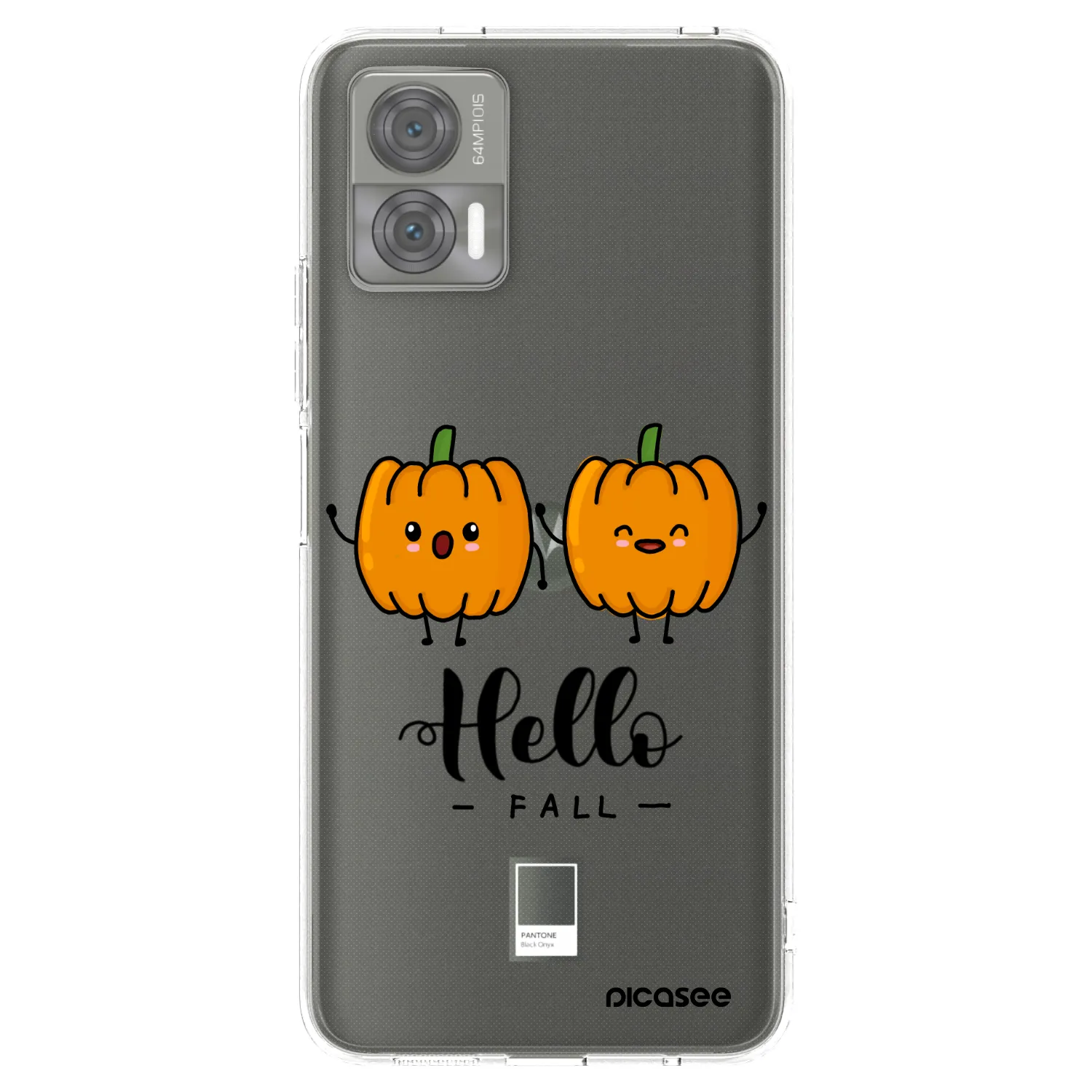 Picasee Motorola Edge 30 Neo Hülle - Transparentes Silikon - Hallo Fall