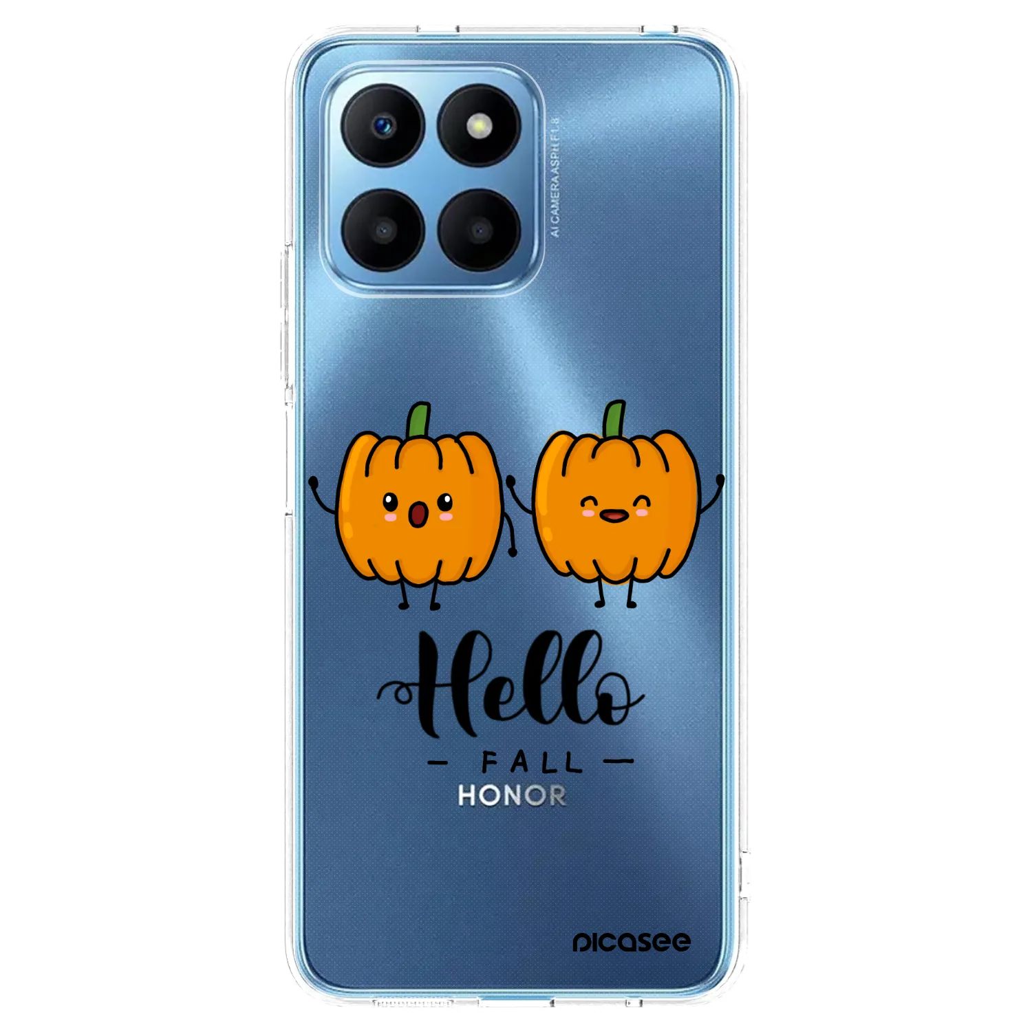 Picasee Honor 70 Lite Hülle - Transparentes Silikon - Hallo Fall