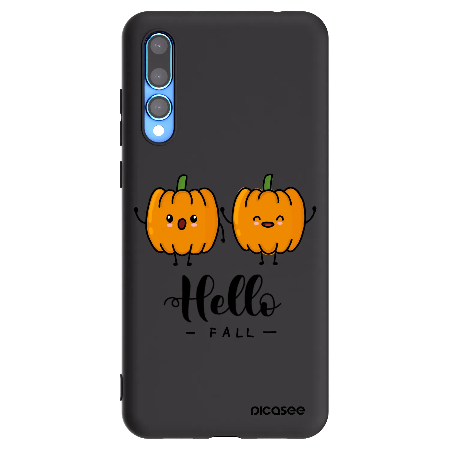Picasee Huawei P20 Pro Hülle - Schwarzes Silikon - Hallo Fall