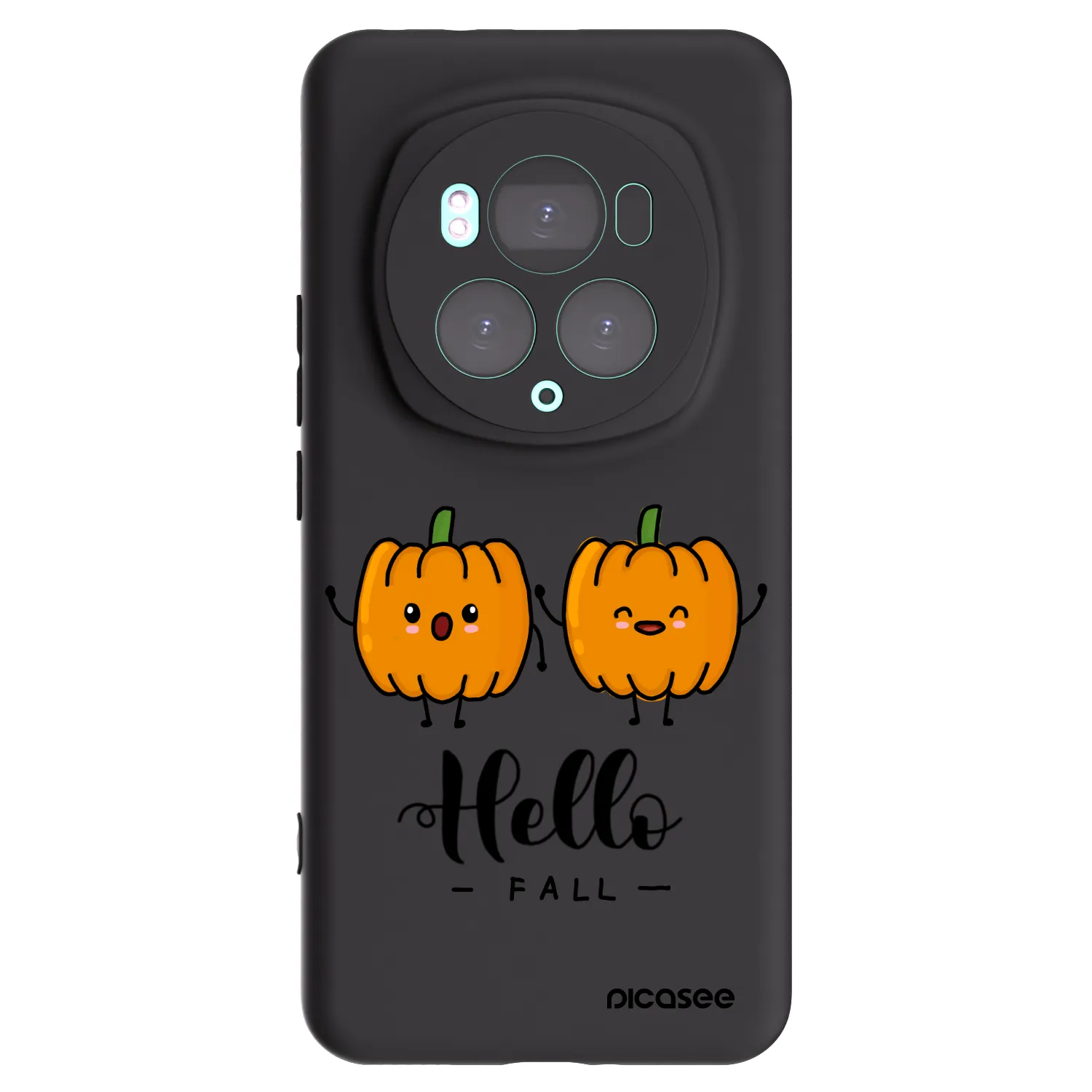 Picasee Honor Magic6 Pro Hülle - Schwarzes Silikon - Hallo Fall