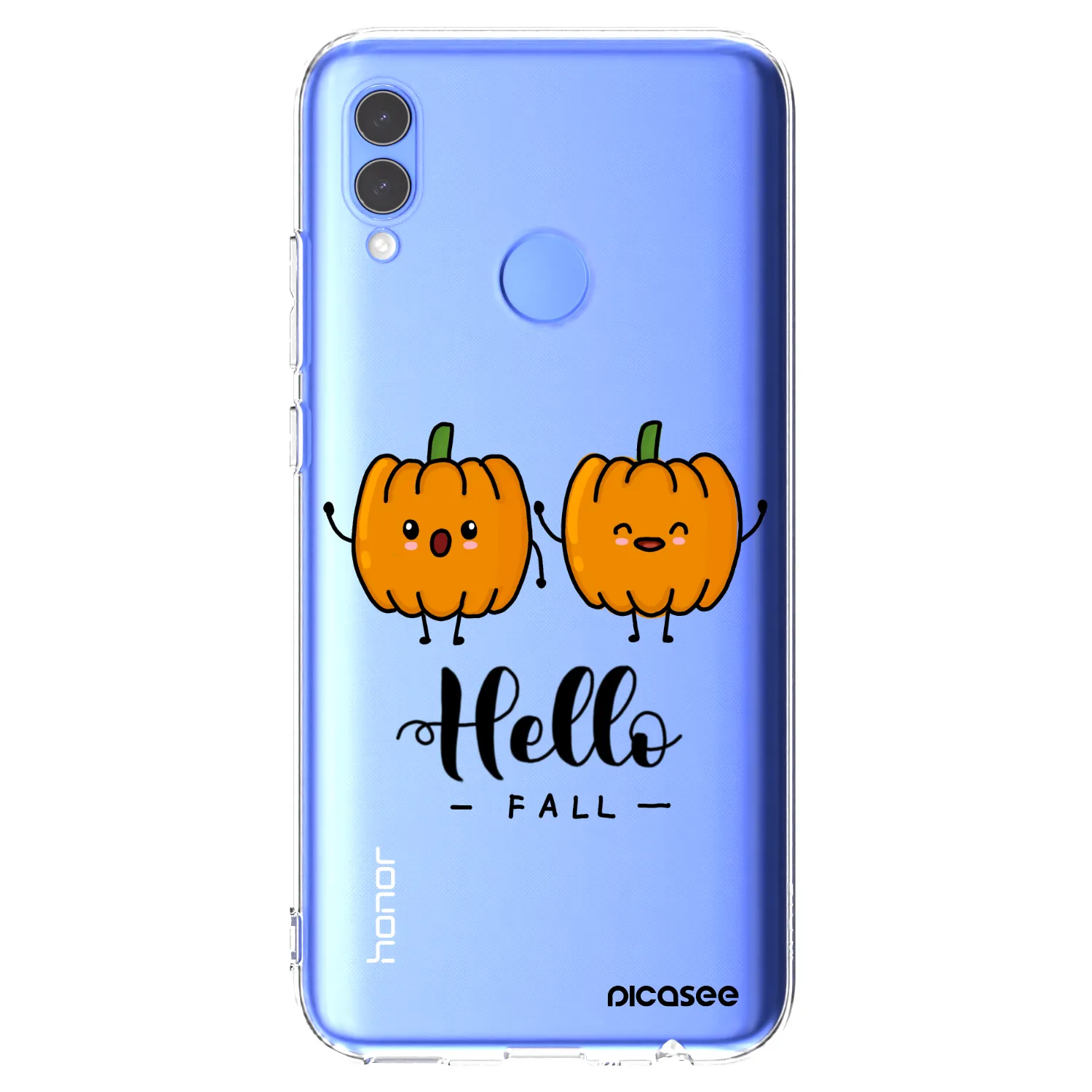 Picasee Huawei P Smart 2019 Hülle - Transparentes Silikon - Hallo Fall