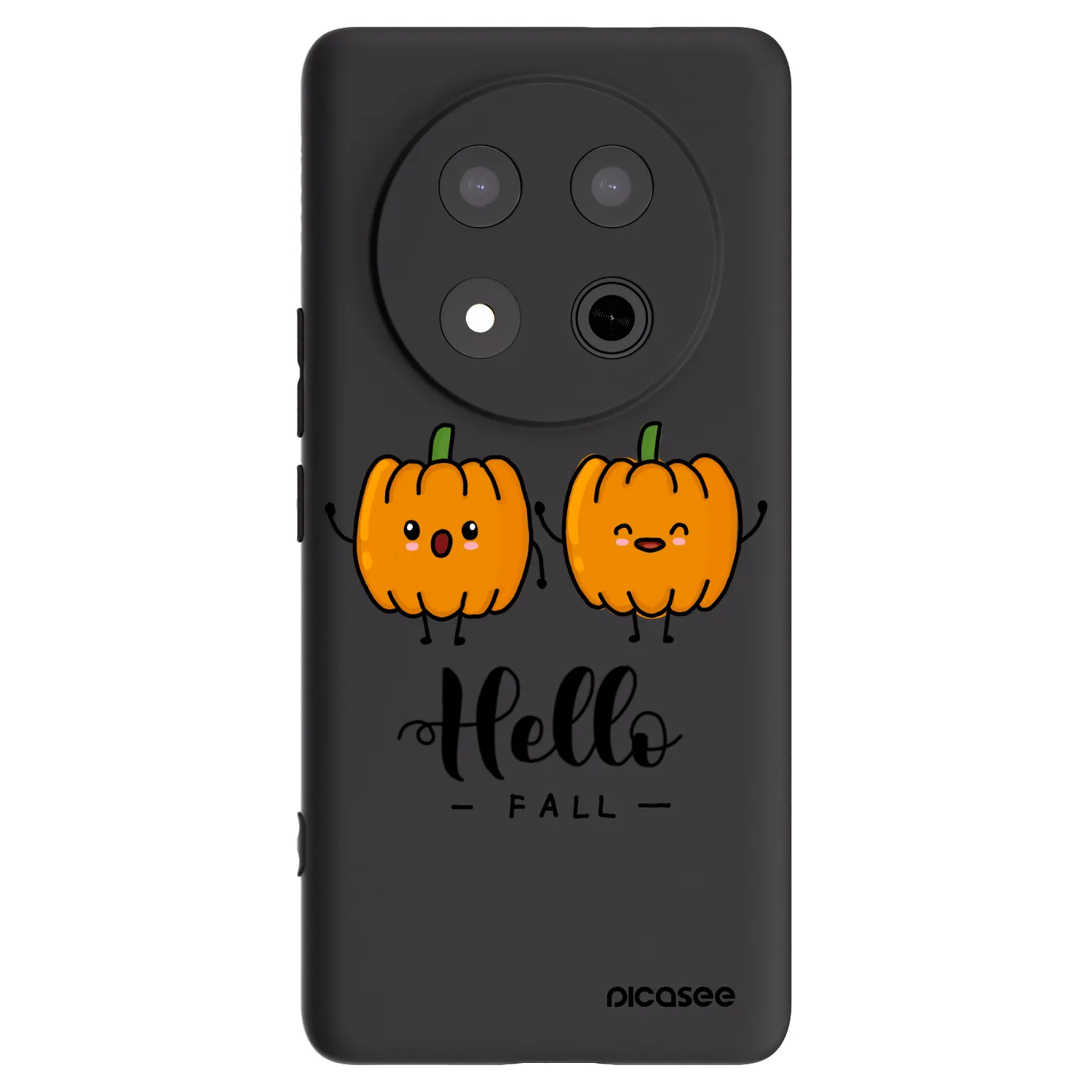 Picasee Honor Magic7 Lite 5G Hülle - Schwarzes Silikon - Hallo Fall