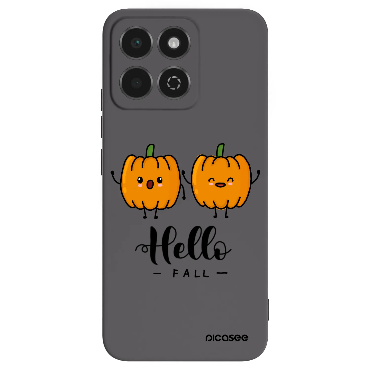 Picasee Honor 200 Smart 5G Hülle - Schwarzes Silikon - Hallo Fall
