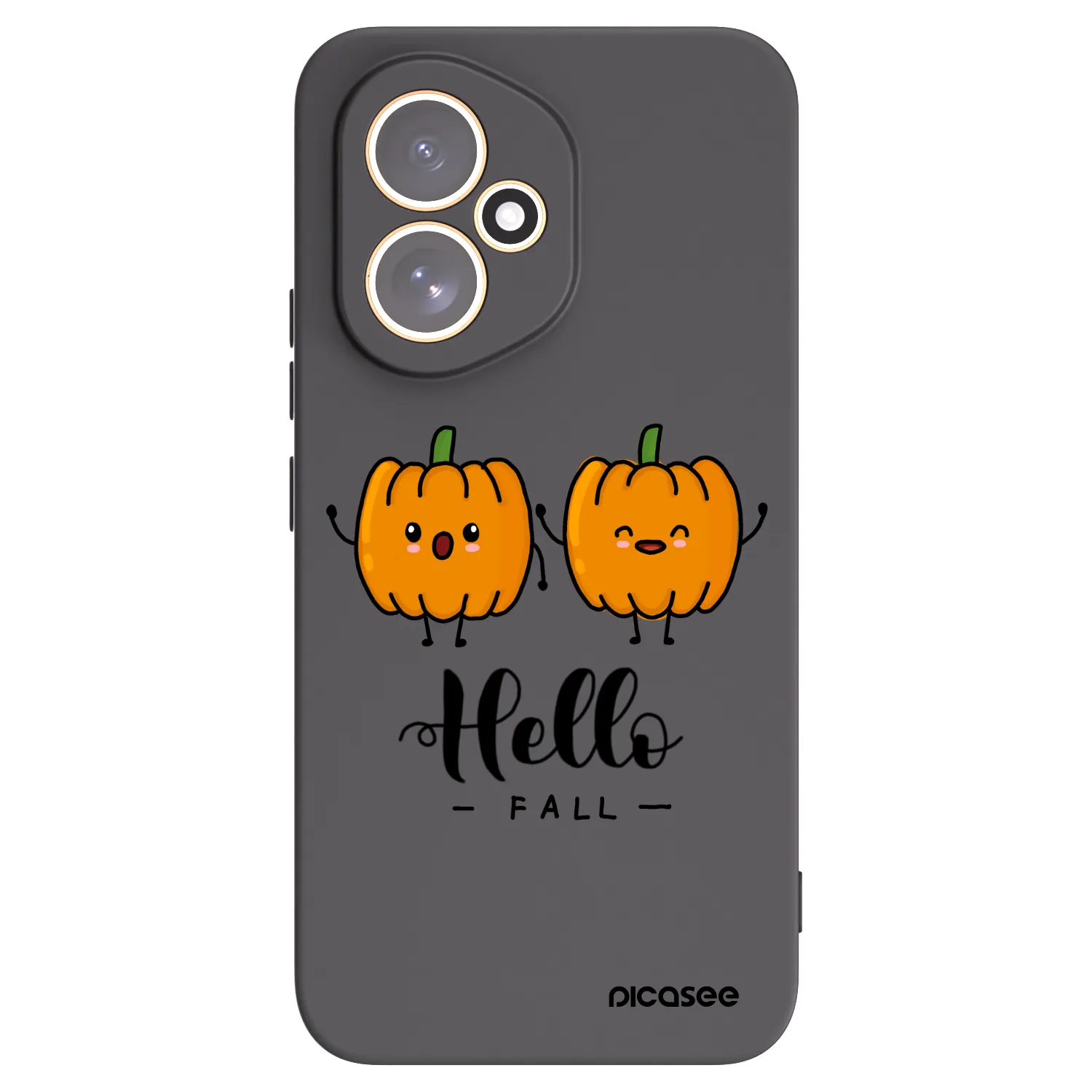 Picasee Honor 400 5G Hülle - Schwarzes Silikon - Hallo Fall