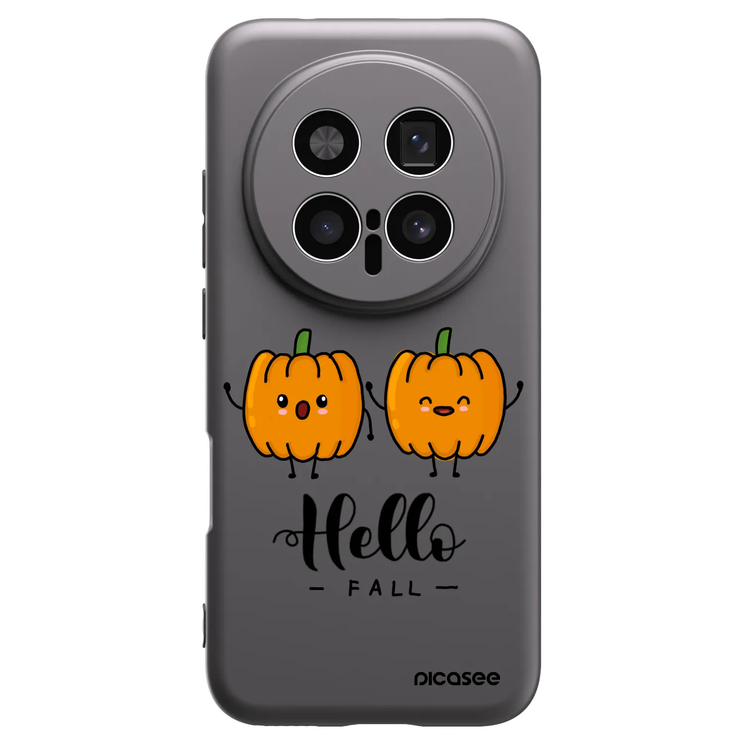 Picasee Honor Magic8 Pro 5G Hülle - Schwarzes Silikon - Hallo Fall