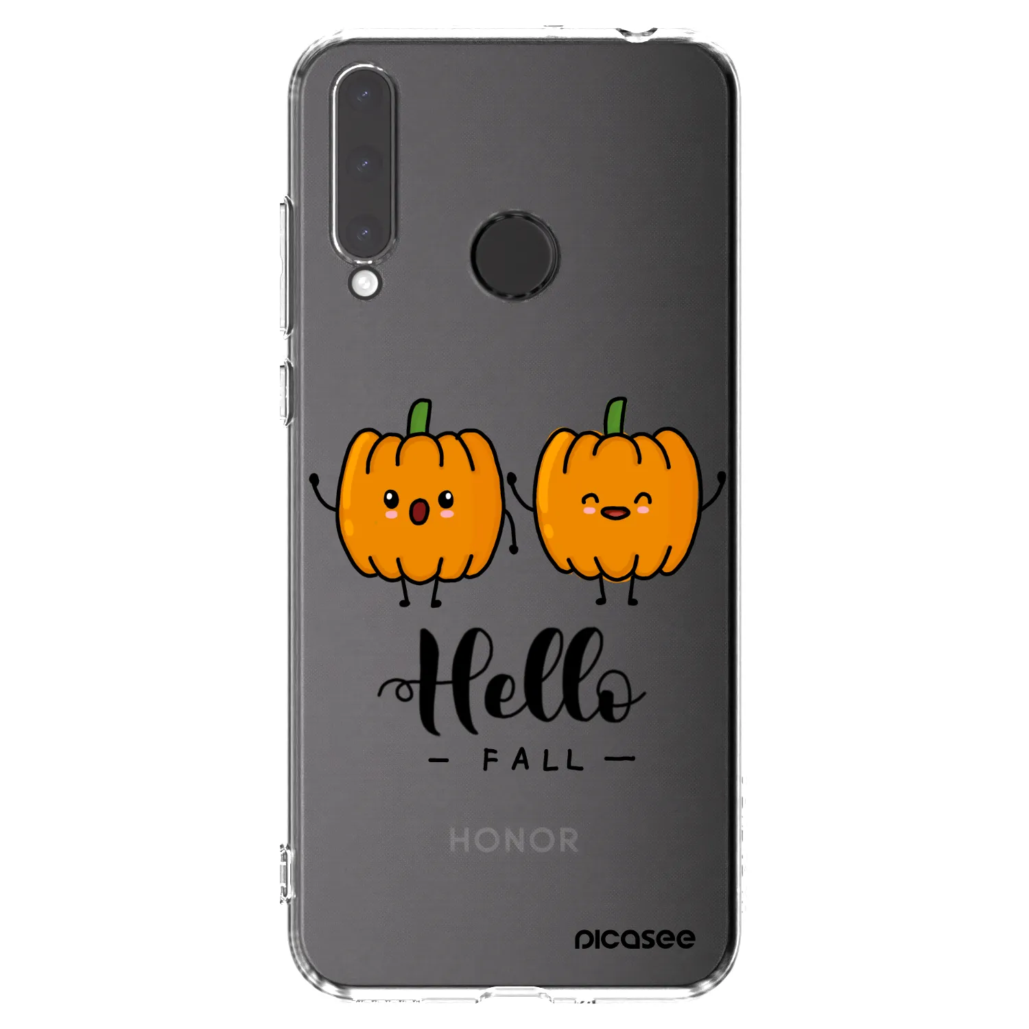 Picasee Honor 20 Lite Hülle - Transparentes Silikon - Hallo Fall