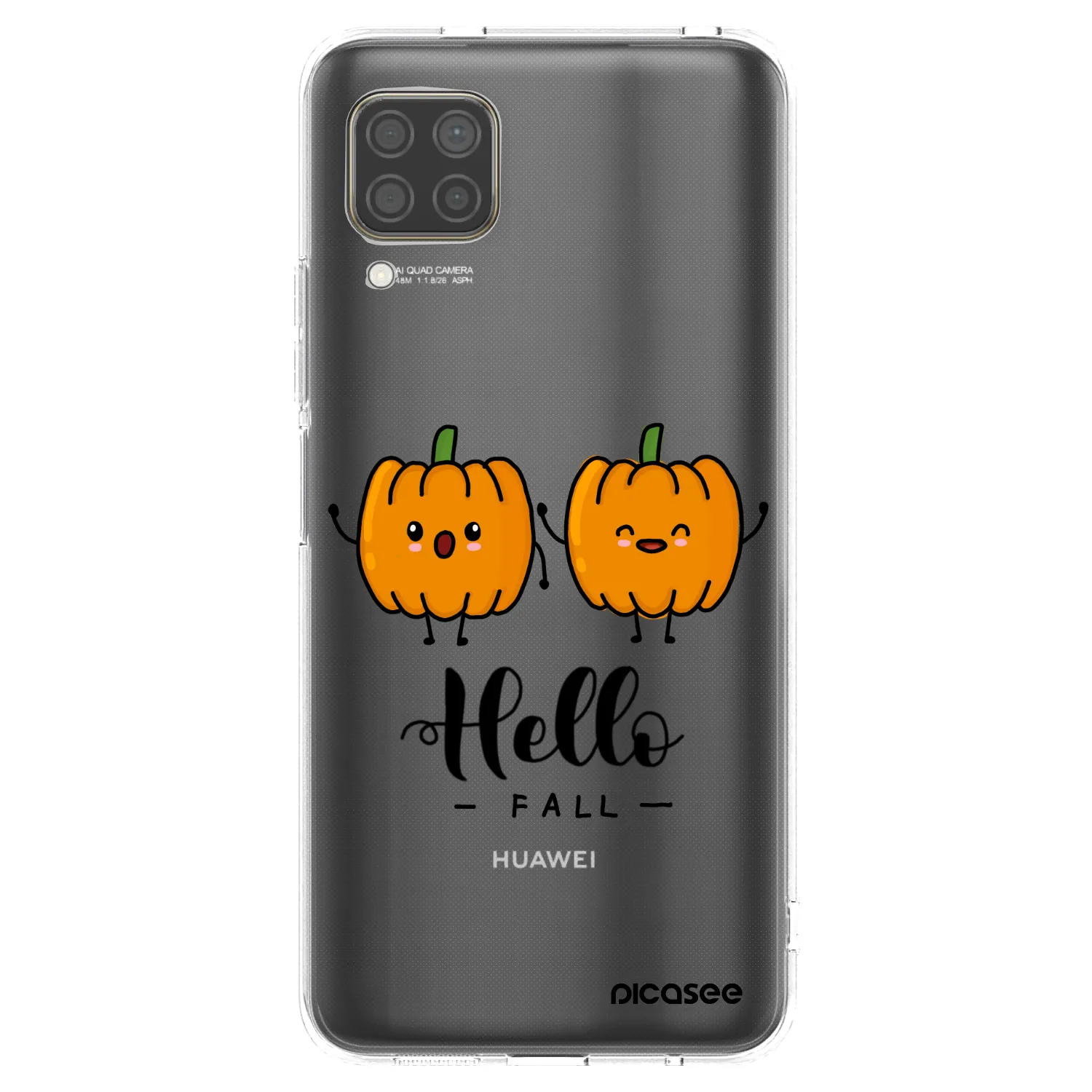 Picasee Huawei P40 Lite Hülle - Transparentes Silikon - Hallo Fall