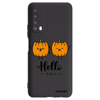 Picasee Huawei P Smart 2021 Hülle - Schwarzes Silikon - Hallo Fall