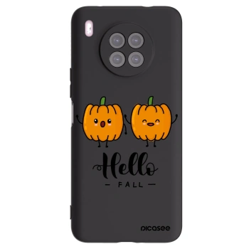 Picasee Huawei Nova 8i Hülle - Schwarzes Silikon - Hallo Fall