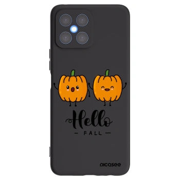 Picasee Honor X8 4G Hülle - Schwarzes Silikon - Hallo Fall
