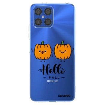 Picasee Honor X8 4G Hülle - Transparentes Silikon - Hallo Fall