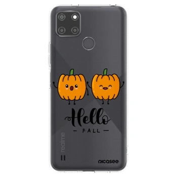 Picasee Realme C21Y Hülle - Transparentes Silikon - Hallo Fall