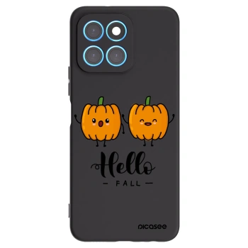 Picasee Honor X6 Hülle - Schwarzes Silikon - Hallo Fall