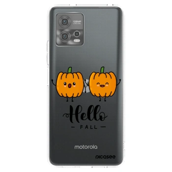 Picasee Motorola Moto G72 Hülle - Transparentes Silikon - Hallo Fall