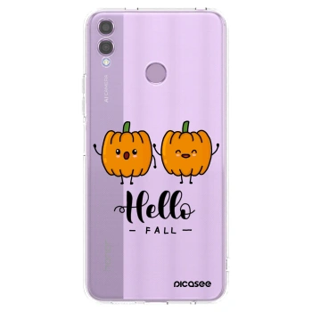 Picasee Honor 8X Hülle - Transparentes Silikon - Hallo Fall