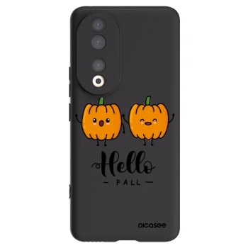 Picasee Honor 90 5G Hülle - Schwarzes Silikon - Hallo Fall