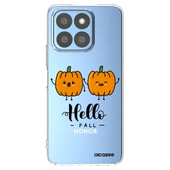 Picasee Honor X8b Hülle - Transparentes Silikon - Hallo Fall