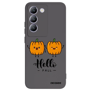 Picasee Vivo V40 SE 5G Hülle - Schwarzes Silikon - Hallo Fall