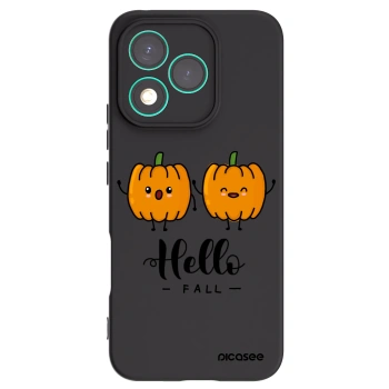 Picasee Honor 400 Lite 5G Hülle - Schwarzes Silikon - Hallo Fall