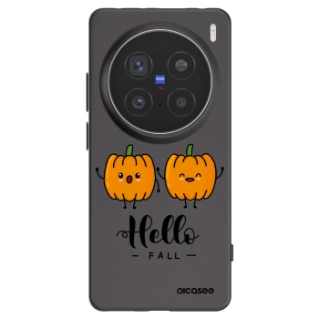 Picasee Vivo X200 Pro Hülle - Schwarzes Silikon - Hallo Fall