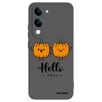 Picasee Vivo Y29s 5G Hülle - Schwarzes Silikon - Hallo Fall