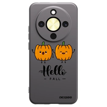 Picasee Honor Magic8 Lite 5G Hülle - Schwarzes Silikon - Hallo Fall