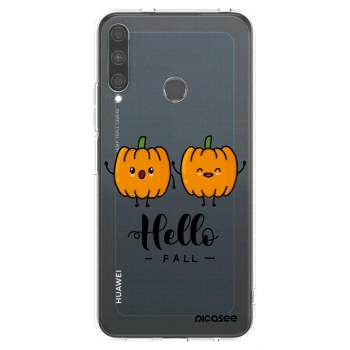 Picasee Huawei P40 Lite E Hülle - Transparentes Silikon - Hallo Fall