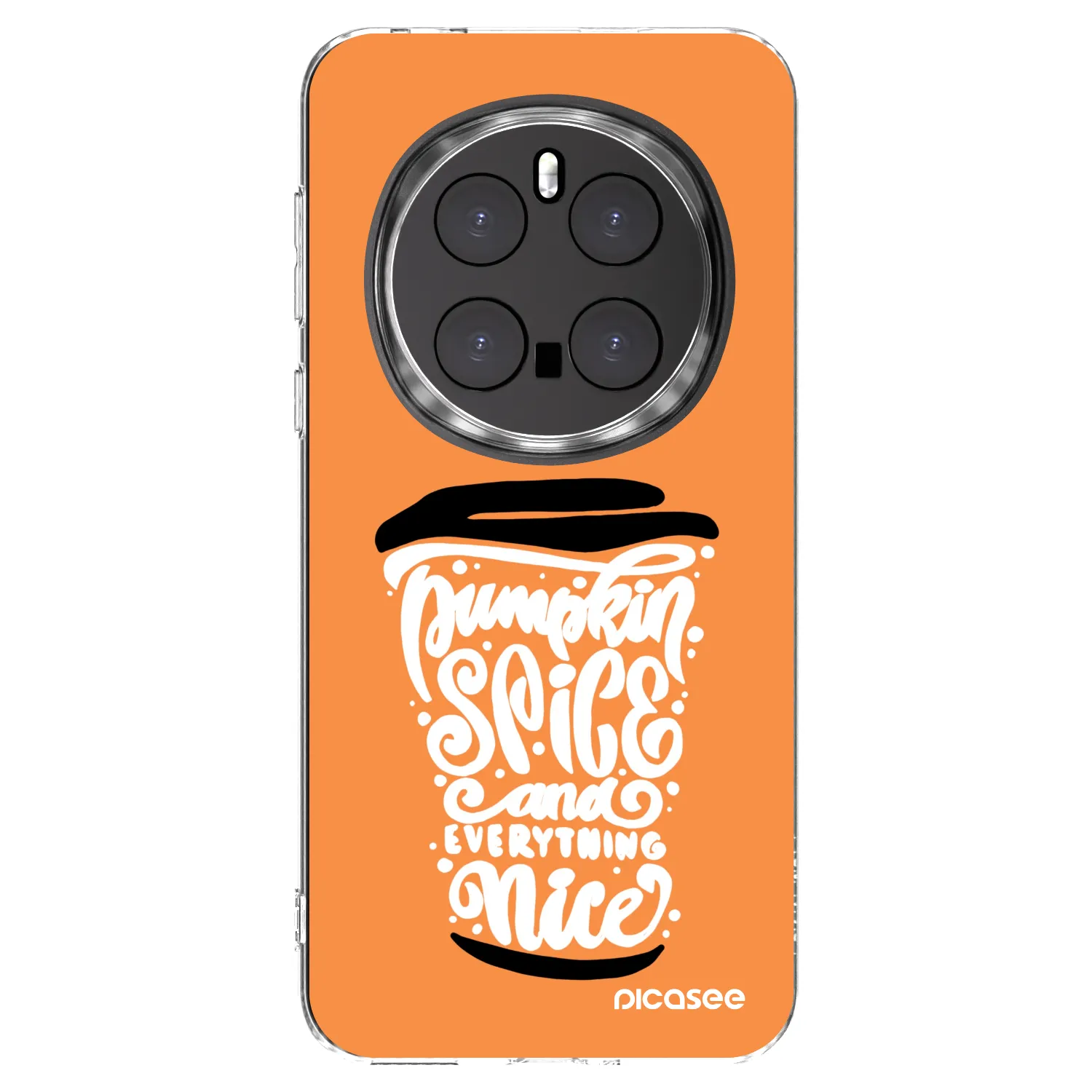 Picasee Honor Magic7 Pro 5G Hülle - Transparentes Silikon - Pumpkin coffee