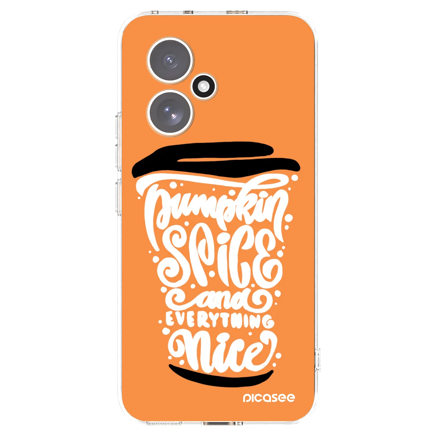 Picasee Honor 400 5G Hülle - Transparentes Silikon - Pumpkin coffee