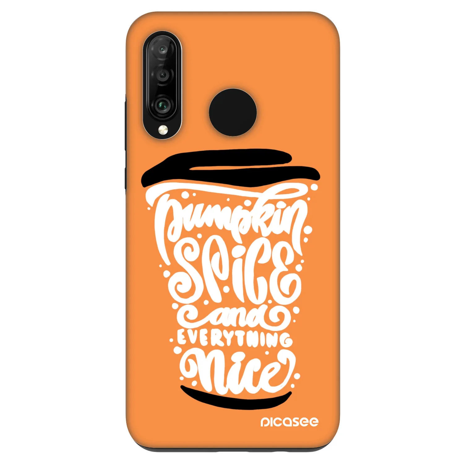 Picasee Fashion Case für Huawei P30 Lite - Pumpkin coffee