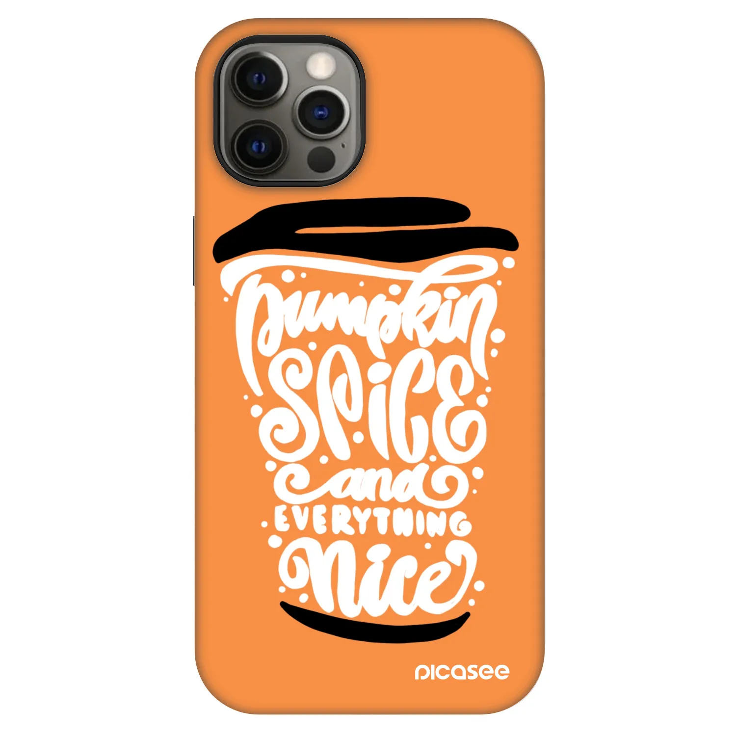 Picasee Fashion Case MagSafe für Apple iPhone 12 - Pumpkin coffee