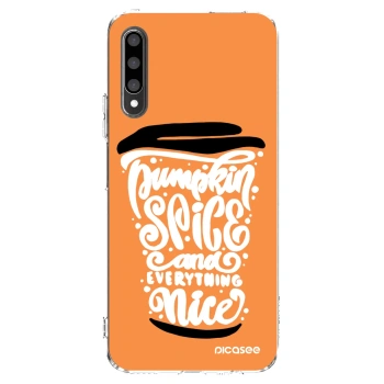 Picasee Honor 9X Pro Hülle - Transparentes Silikon - Pumpkin coffee