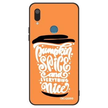 Hülle für Huawei Y7 2019 - Pumpkin coffee