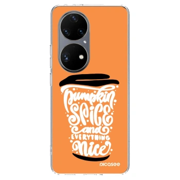 Hülle für Huawei P50 - Pumpkin coffee