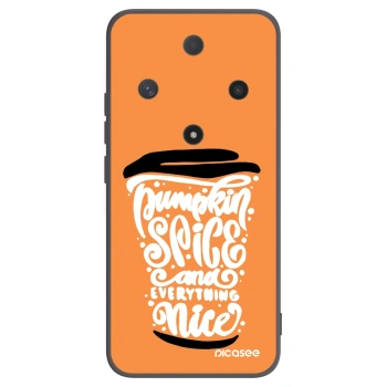 Picasee Honor Magic6 Lite 5G Hülle - Schwarzes Silikon - Pumpkin coffee