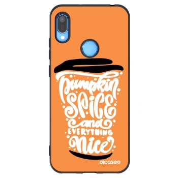 Hülle für Huawei Y6 2019 - Pumpkin coffee