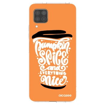 Picasee Huawei P40 Lite Hülle - Transparentes Silikon - Pumpkin coffee