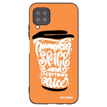 Picasee Huawei P40 Lite Hülle - Schwarzes Silikon - Pumpkin coffee