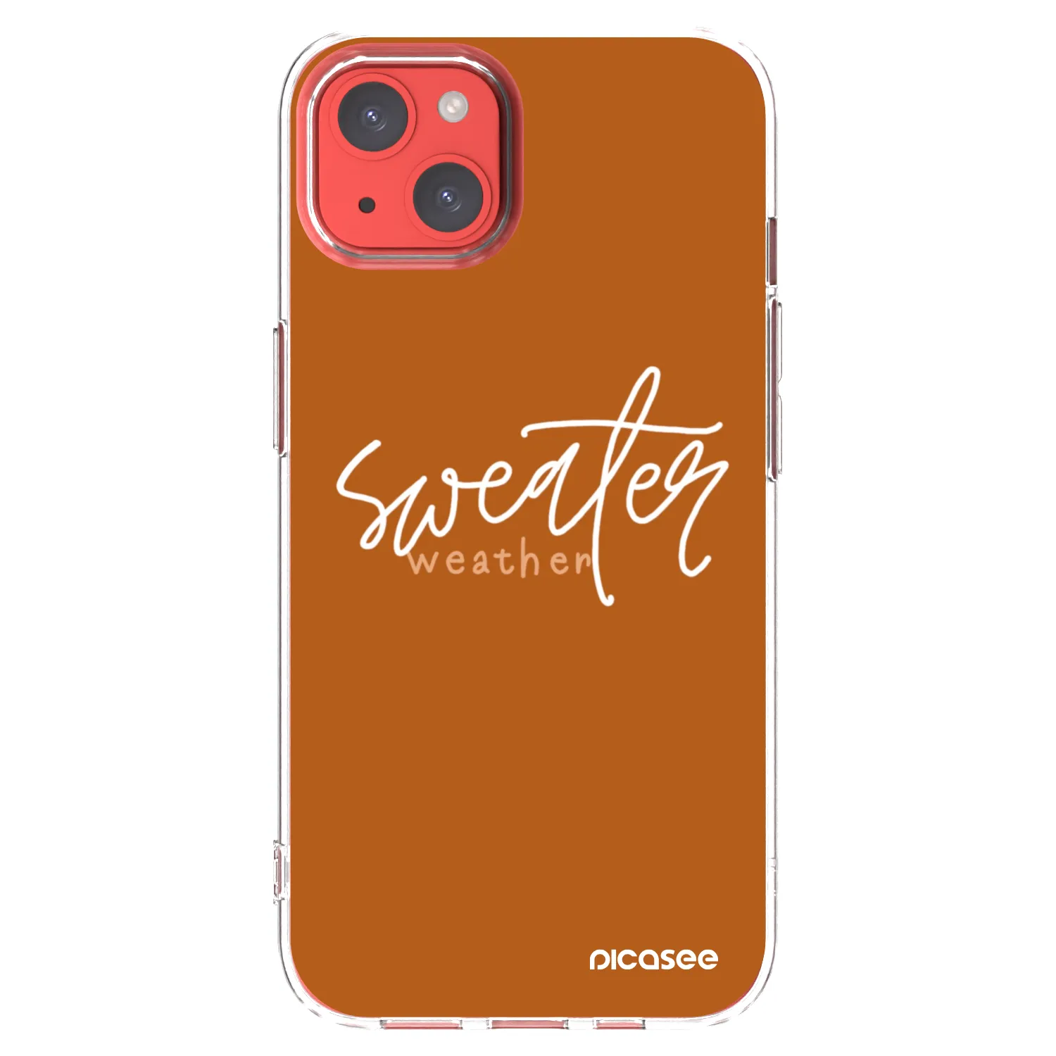 Picasee Apple iPhone 13 Hülle - Transparentes Silikon - Sweater weather