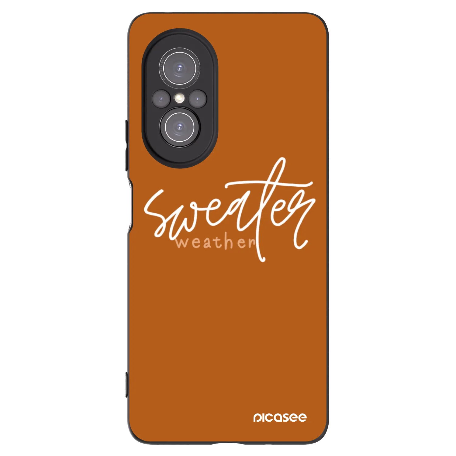 Picasee Huawei Nova 9 SE Hülle - Schwarzes Silikon - Sweater weather