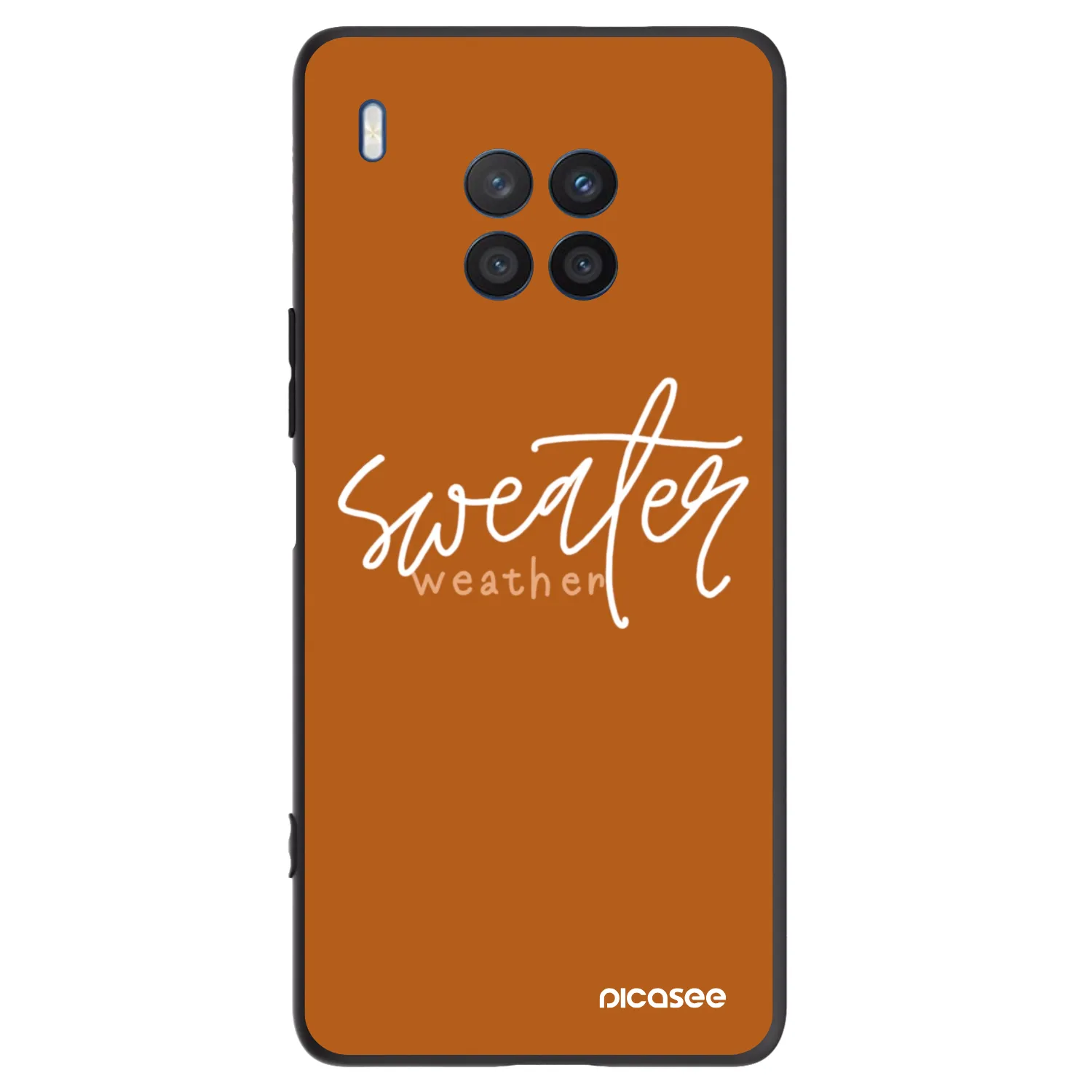 Picasee Honor 50 Lite Hülle - Schwarzes Silikon - Sweater weather