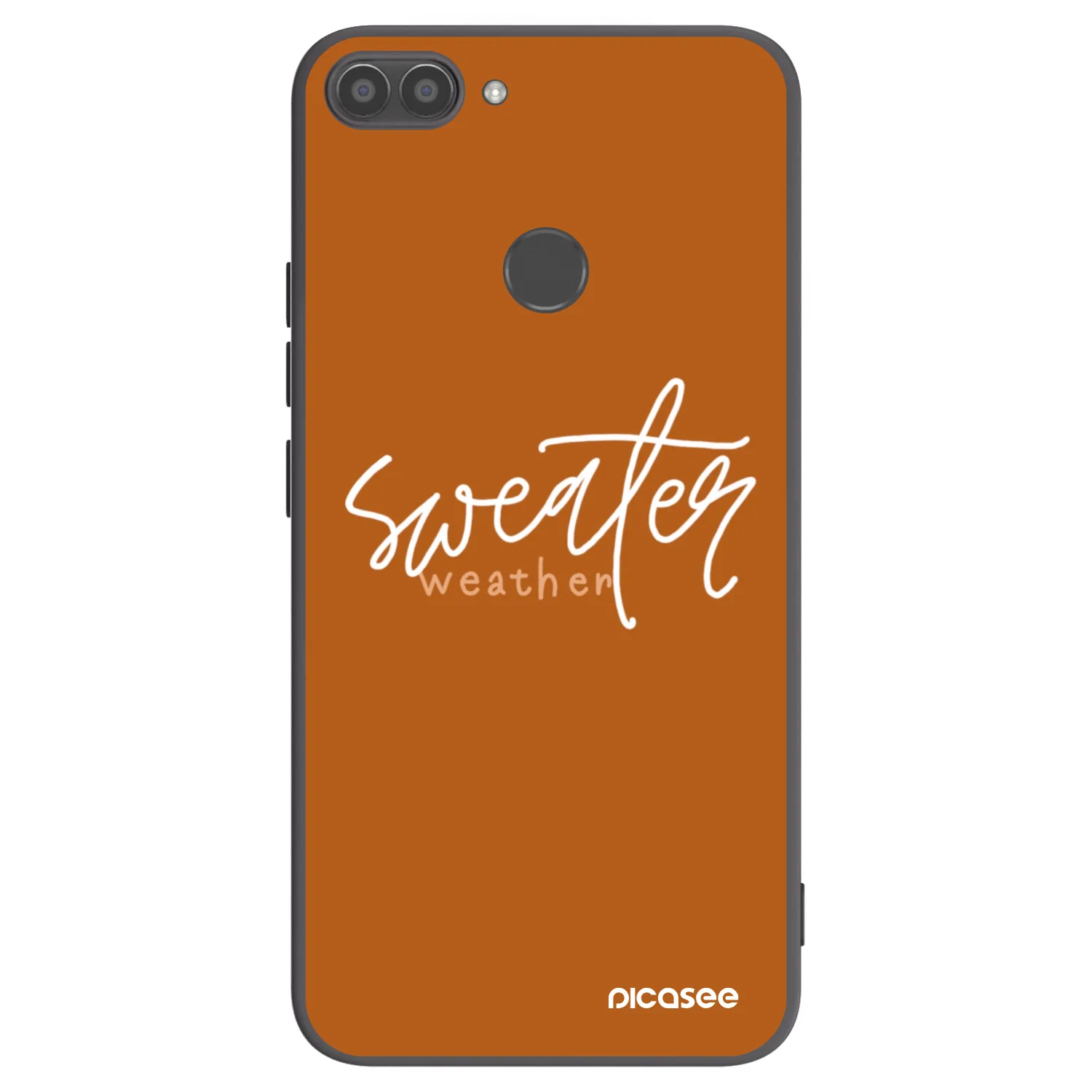 Picasee Huawei P Smart Hülle - Schwarzes Silikon - Sweater weather