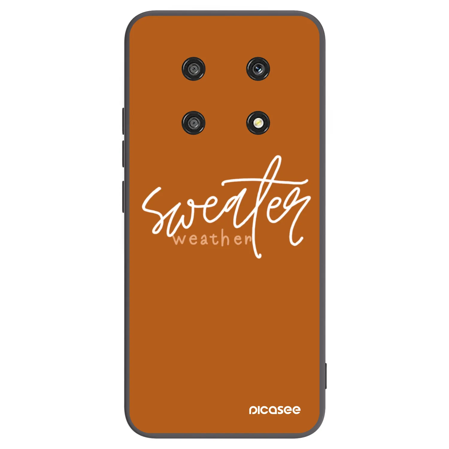 Picasee Honor Magic4 Lite 5G Hülle - Schwarzes Silikon - Sweater weather