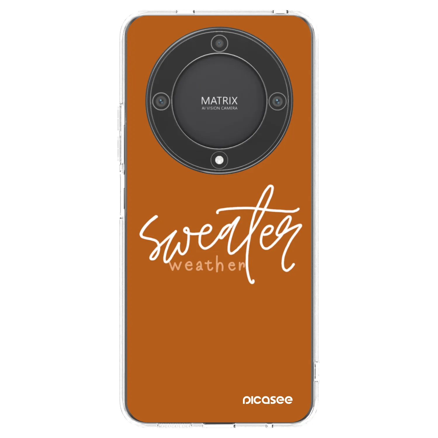 Picasee Honor Magic5 Lite 5G Hülle - Transparentes Silikon - Sweater weather