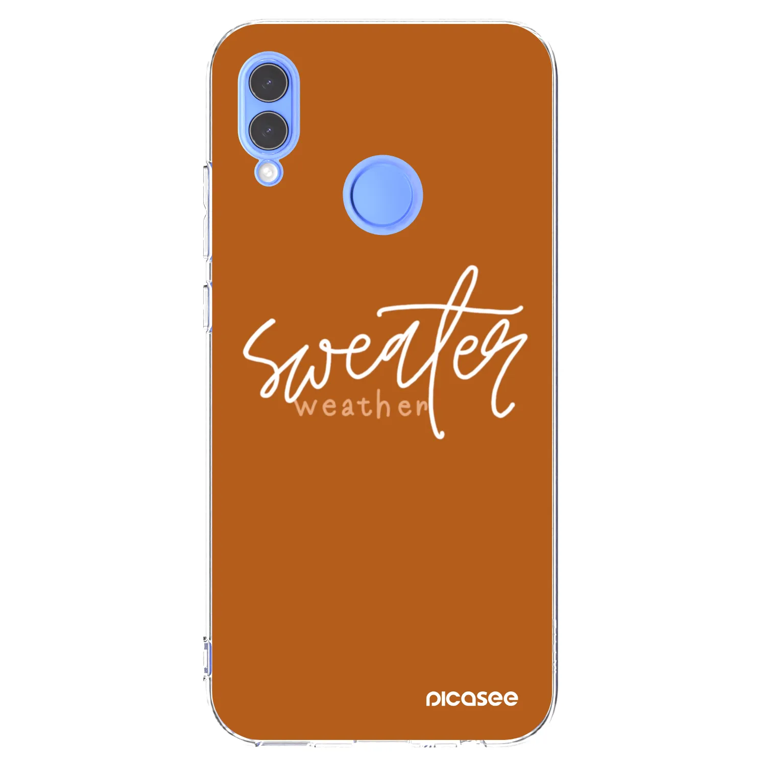 Picasee Huawei P Smart 2019 Hülle - Transparentes Silikon - Sweater weather