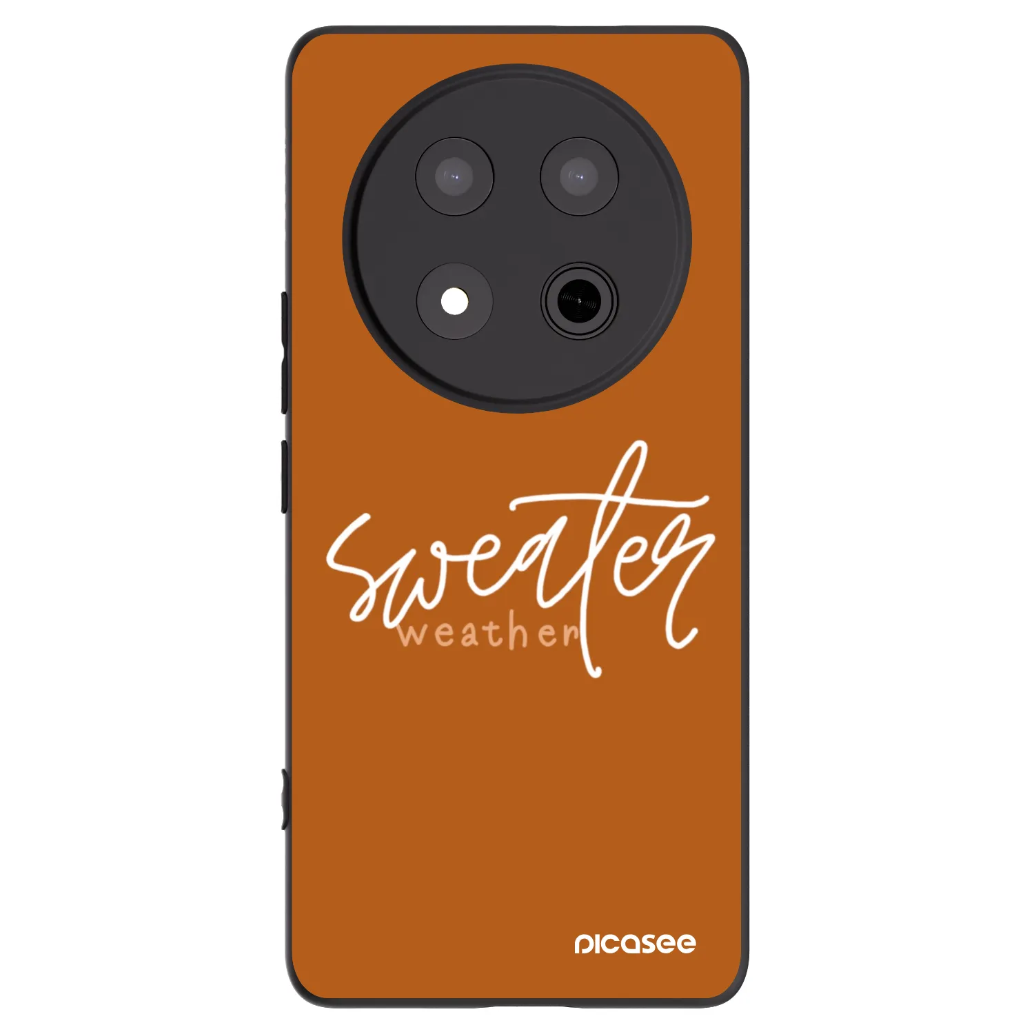 Picasee Honor Magic7 Lite 5G Hülle - Schwarzes Silikon - Sweater weather