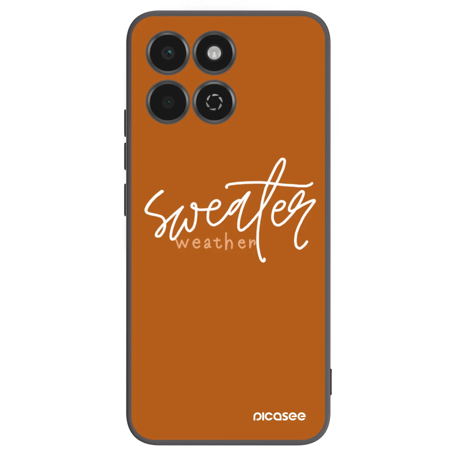 Picasee Honor 200 Smart 5G Hülle - Schwarzes Silikon - Sweater weather