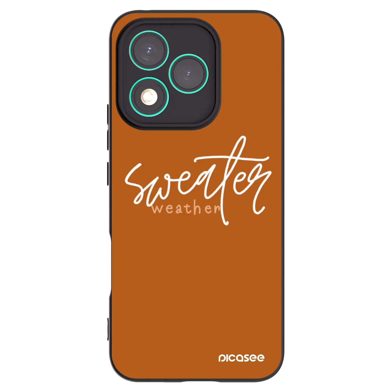 Picasee Honor 400 Lite 5G Hülle - Schwarzes Silikon - Sweater weather