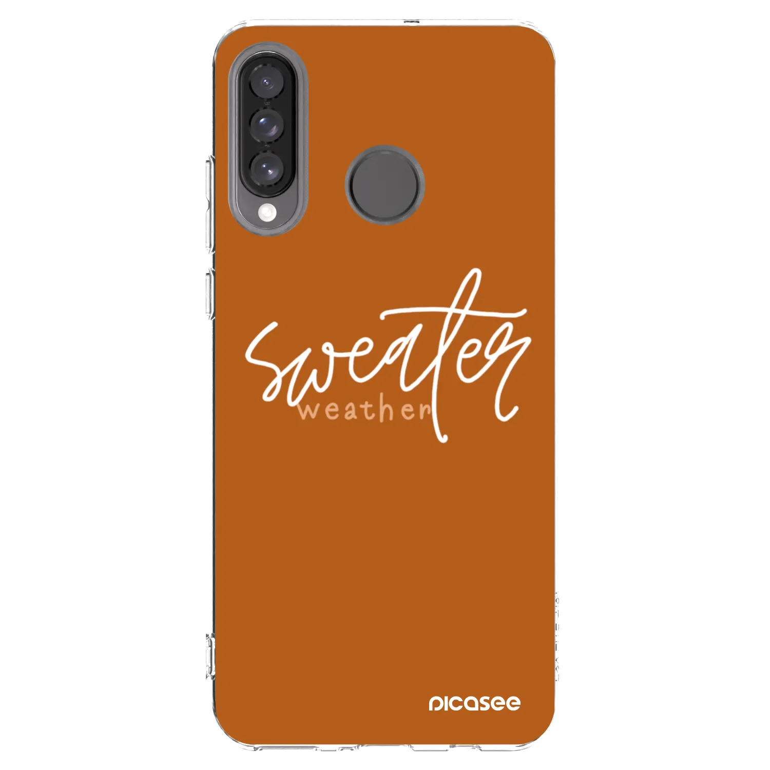 Picasee Huawei P30 Lite Hülle - Transparentes Silikon - Sweater weather